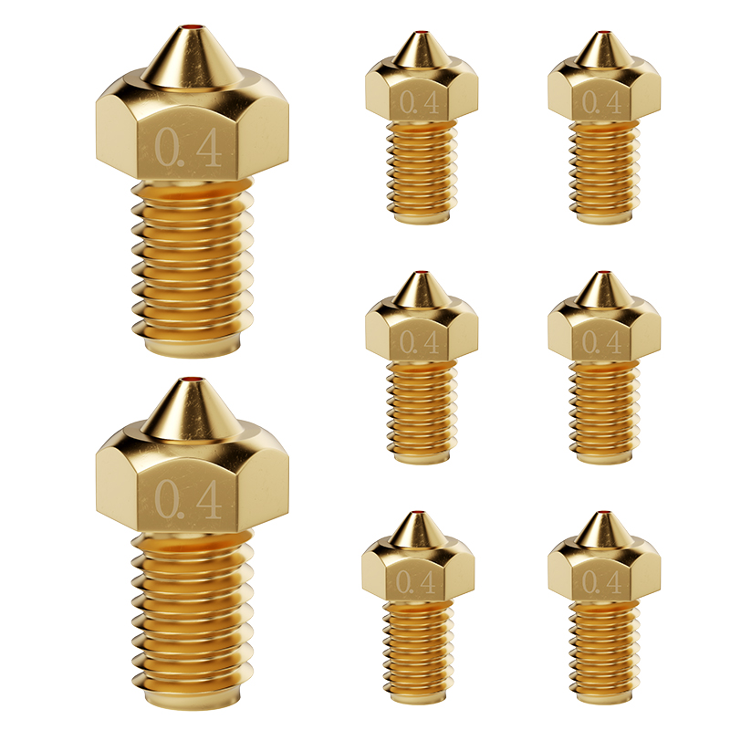 3D Printer Nozzle Brass - 0.4mm Brass Nozzles 3D Printer Hot