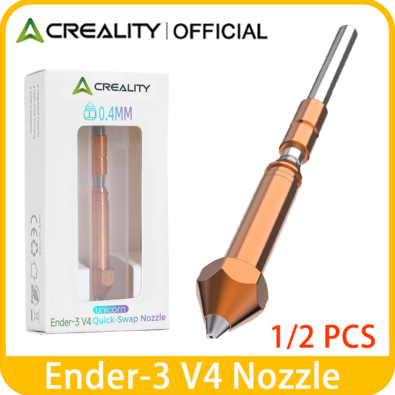 3D Printer Nozzle Brass - 1/2PCS Creality Original Ender 3 V4