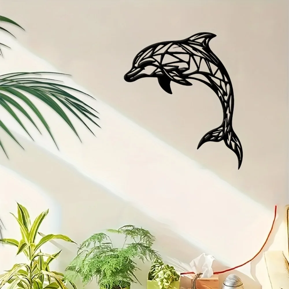 3D Printing Objects - Metal Dolphin Wall Art Sculpture, Jumping
