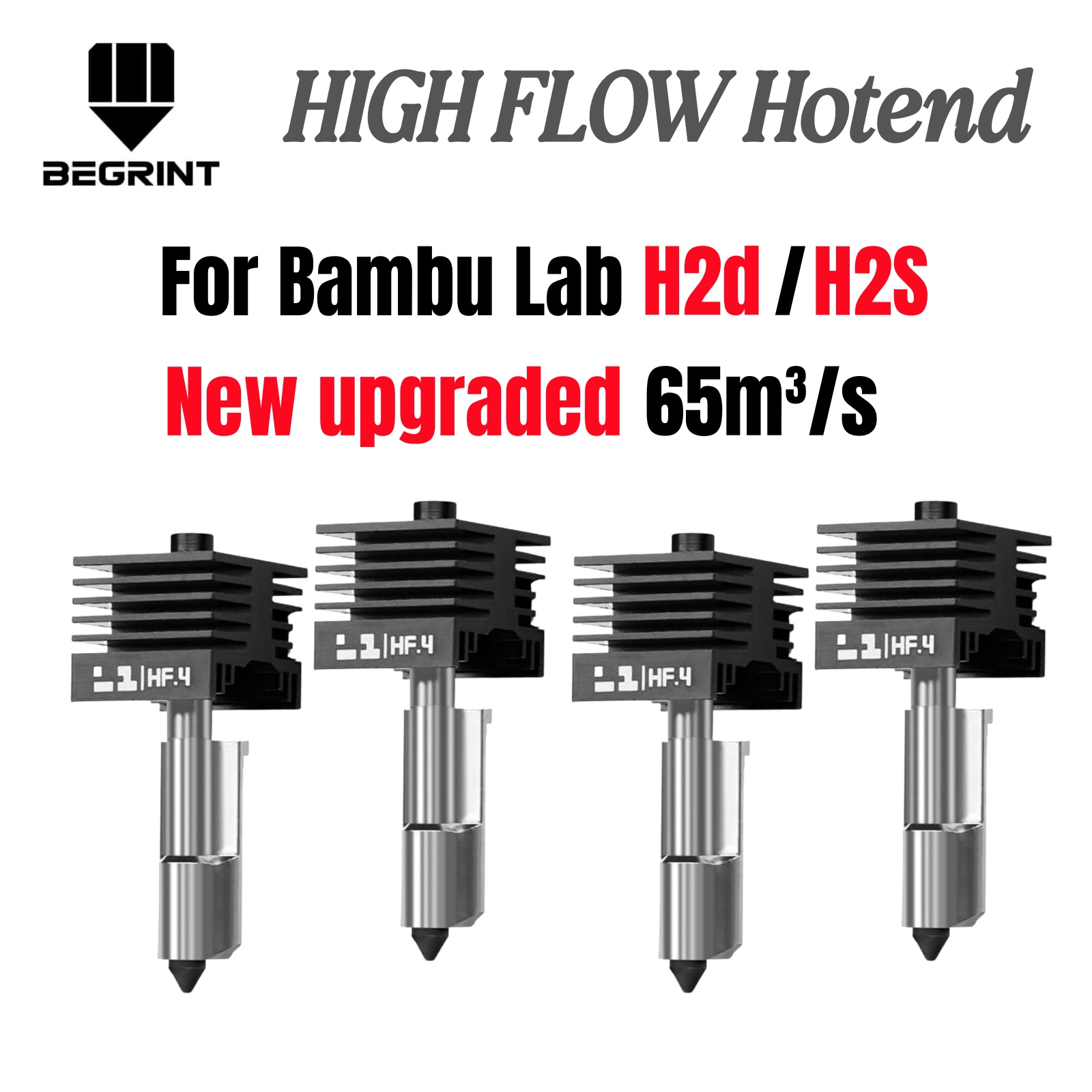 Nozzle 0.4Mm Hardened - For Bambu Lab H2S H2D High