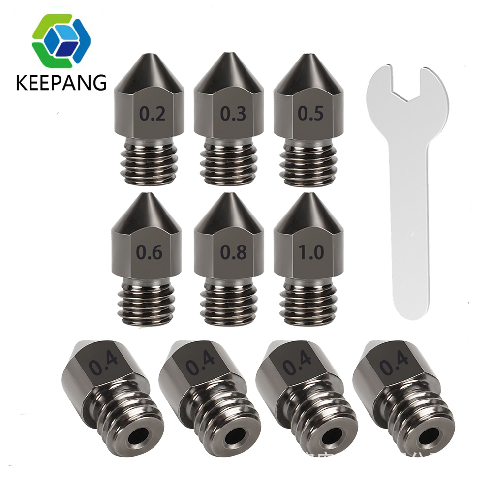 Nozzle 0.4Mm Hardened - 1/2/3Pcs Hardened Steel Nozzle 0.4mm 3D