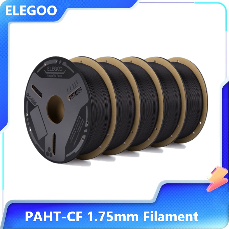 3D Printing Heat Resistant Material - ELEGOO PAHT-CF 3D Printing Filament 1.75mm