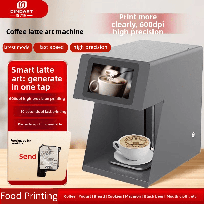 3D Printing In Food - CINOART 3d Latte Art Coffee Printer