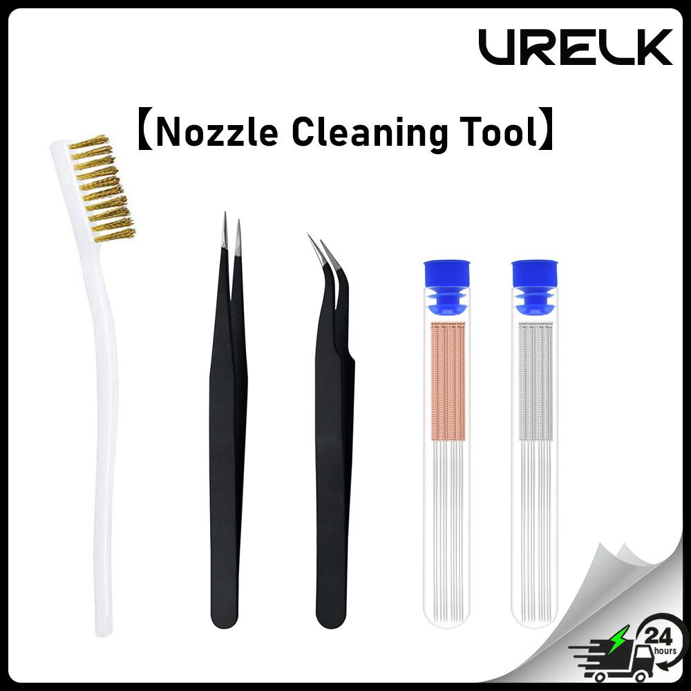 3D Printer Nozzle Brass - Nozzle Cleaning Needles Tool Kit 0.2-1.0mm