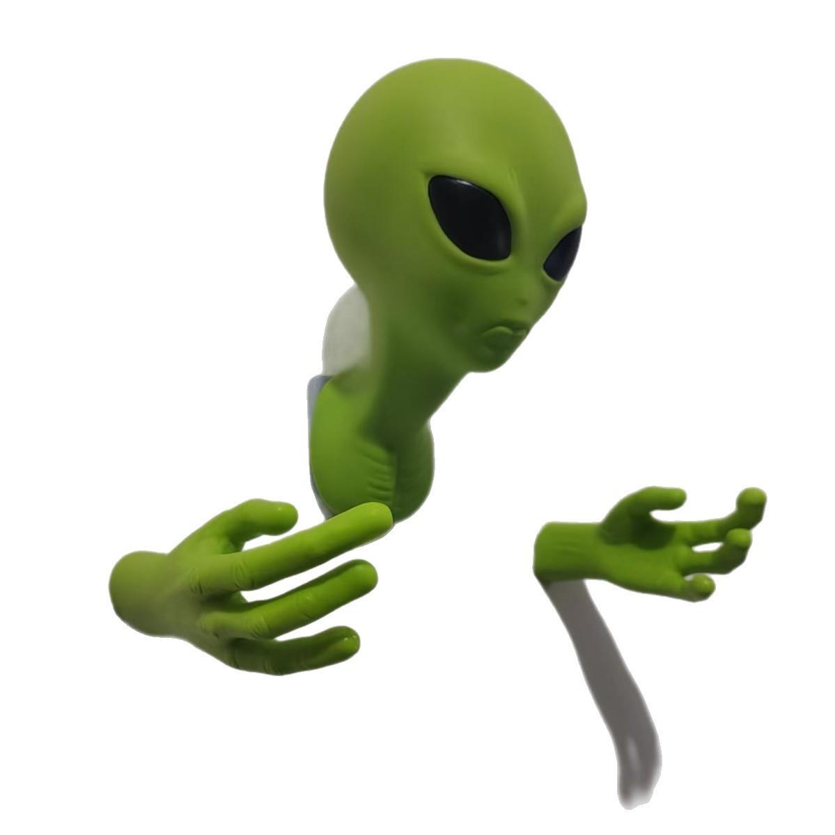 3D Printing Objects - 1 Green Alien Pendant, 3D Alien
