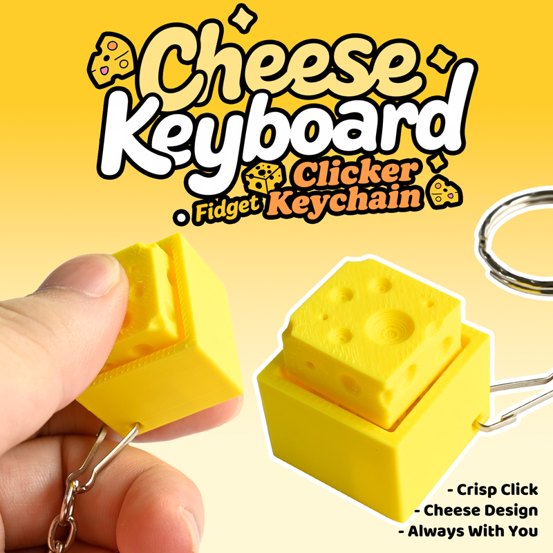 3D Printed Cheesy Key Fidget C - 3D Printing Model Free ulasan dan harga