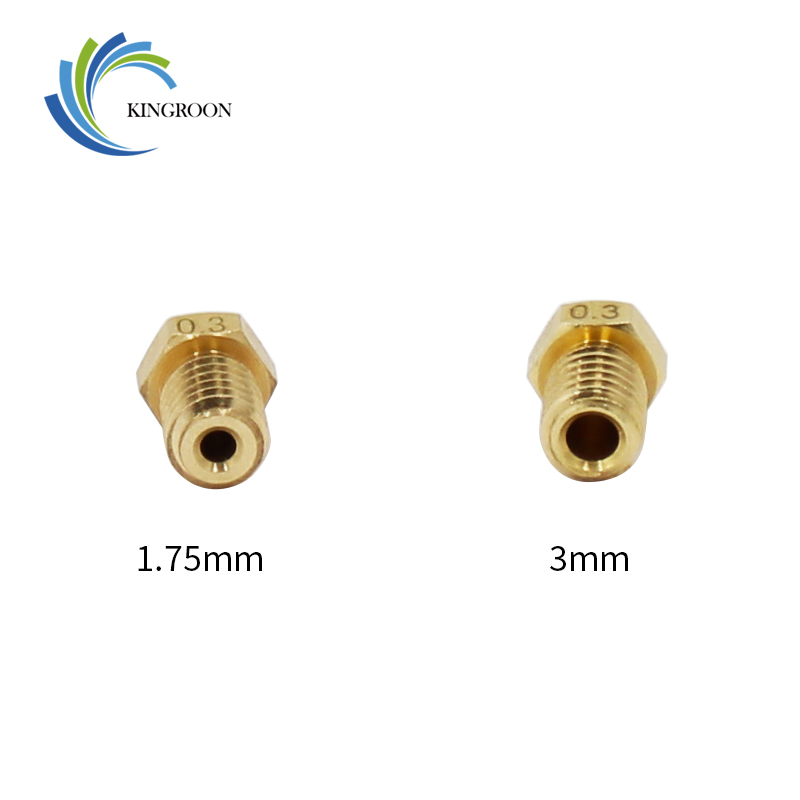 5pcs/lot V5 V6 Nozzle 0.2 0.25 - 3D Printer Nozzle Brass ulasan dan harga
