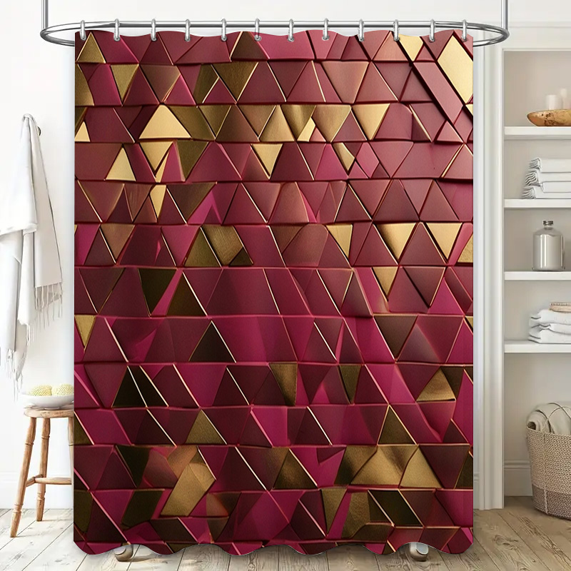 Luxury 3D Triangle Shower Curt - 3D Printing Aliexpress ulasan dan harga