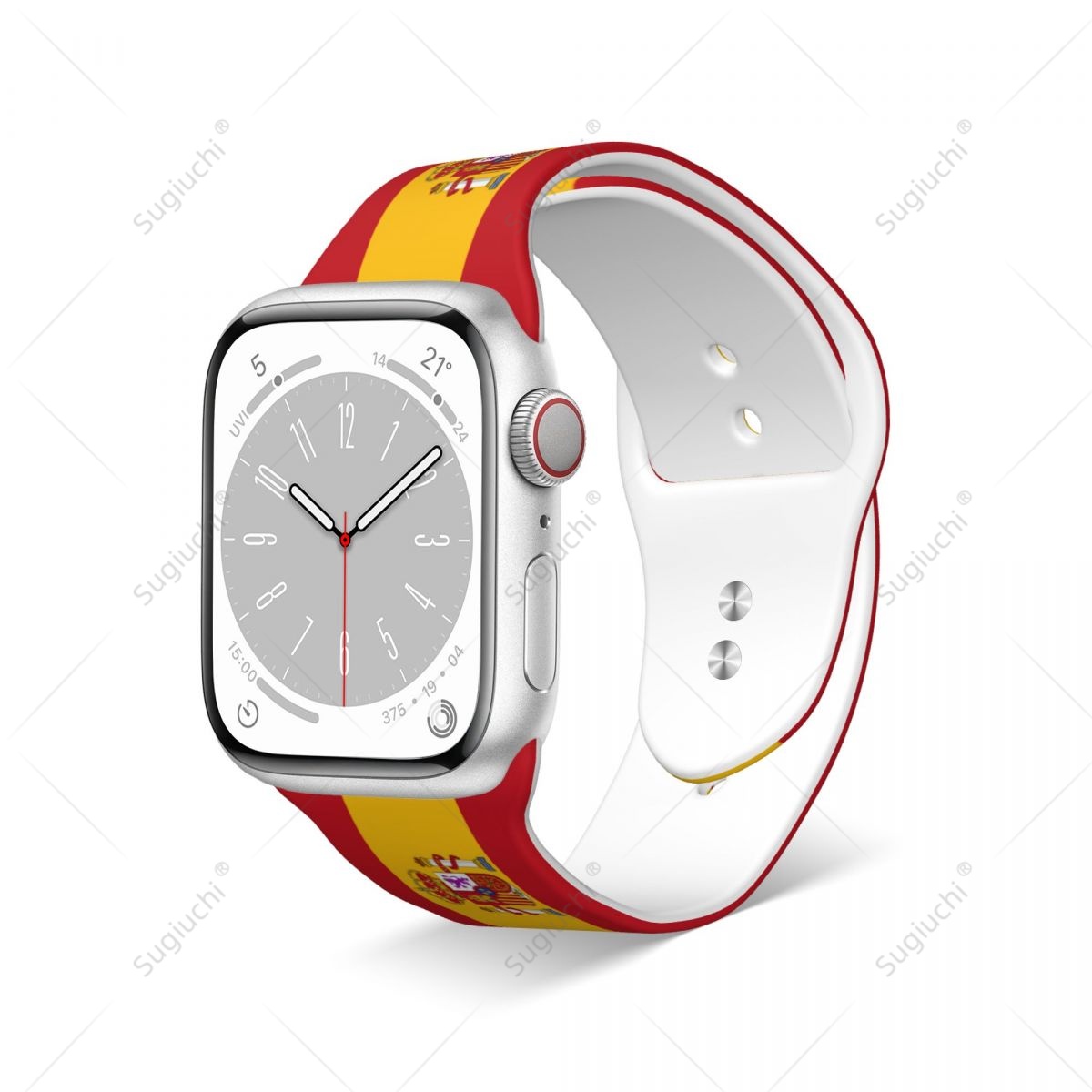 Unisex Spain Flag 3D Printing  - 3D Printing Watch ulasan dan harga