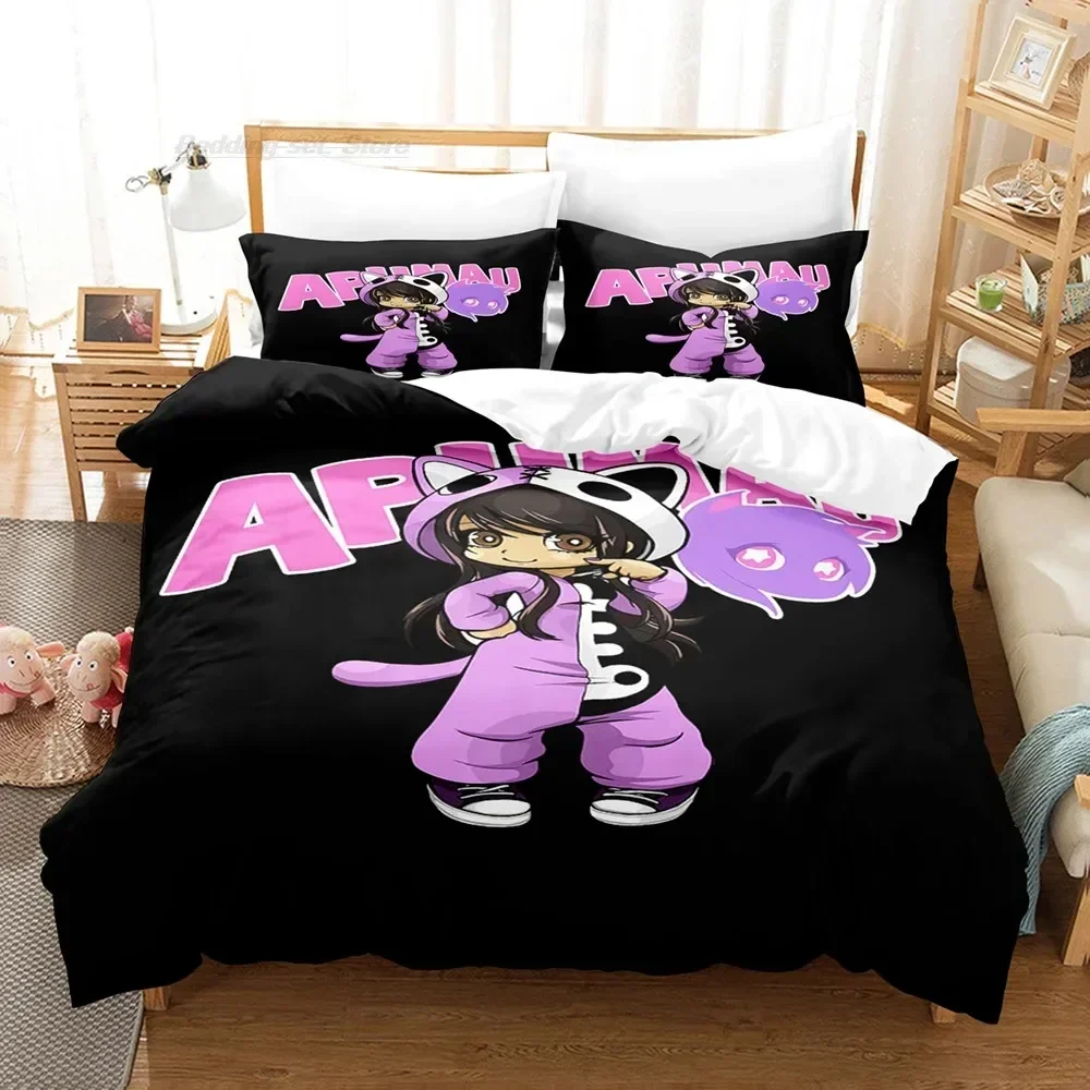 Aphmau bedding set bed sheet s - 3D Printing Aliexpress ulasan dan harga
