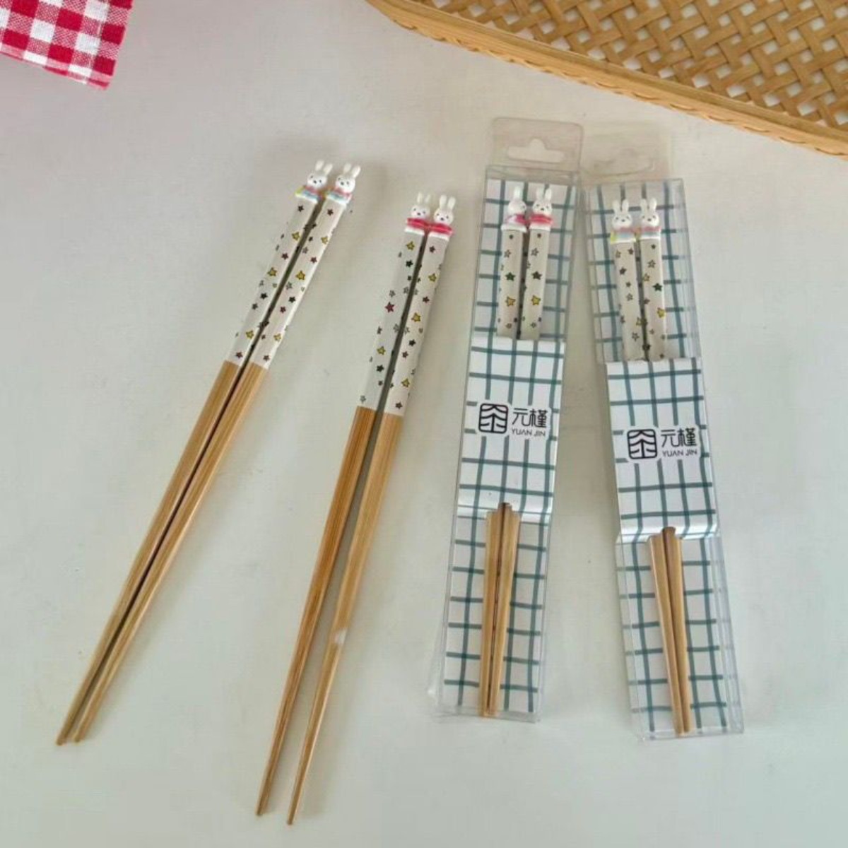Kawaii Miffy Rabbit Chopsticks - 3D Printing Bambu ulasan dan harga