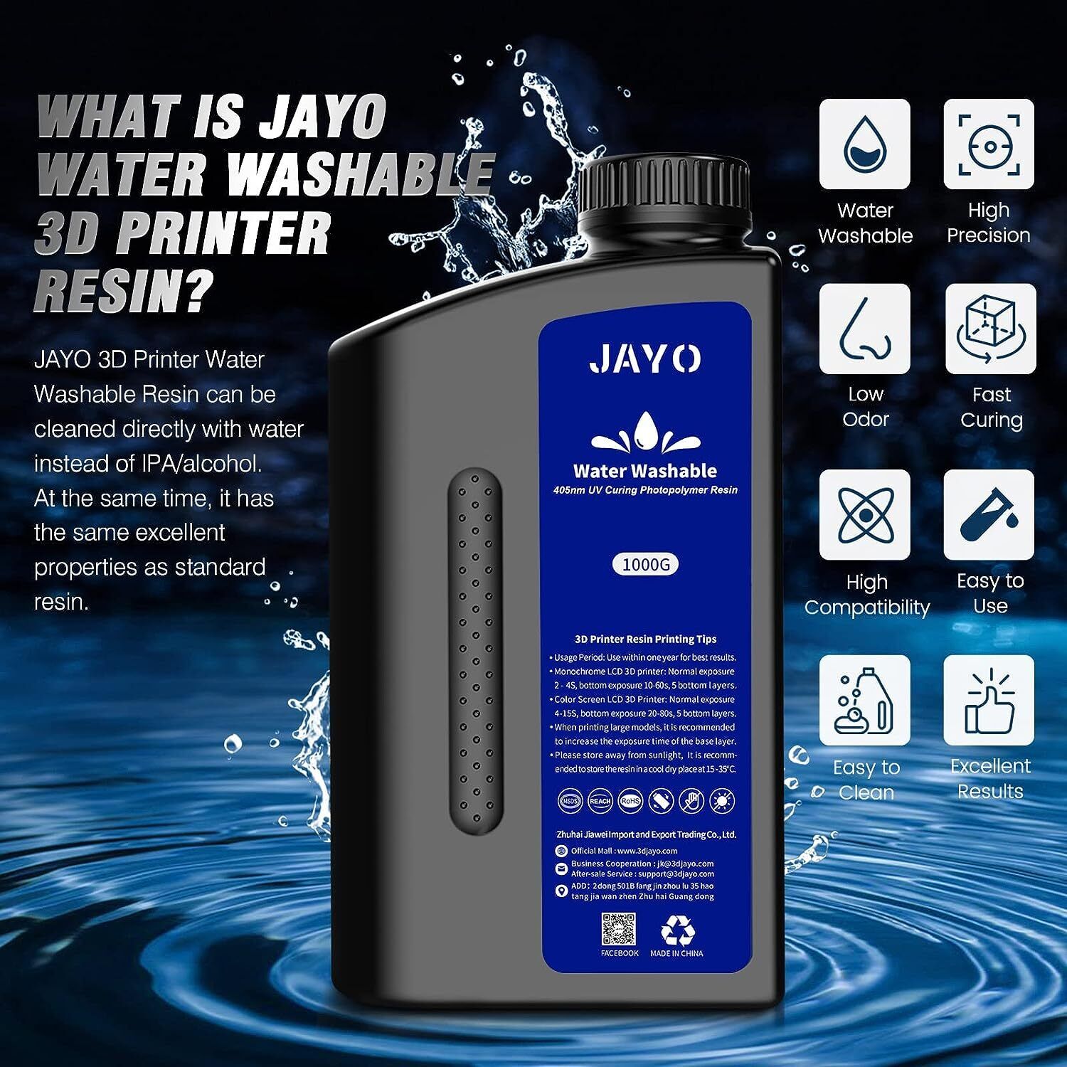 JAYO Standard /ABS-Like/ Water - Glue For 3D Printing ulasan dan harga