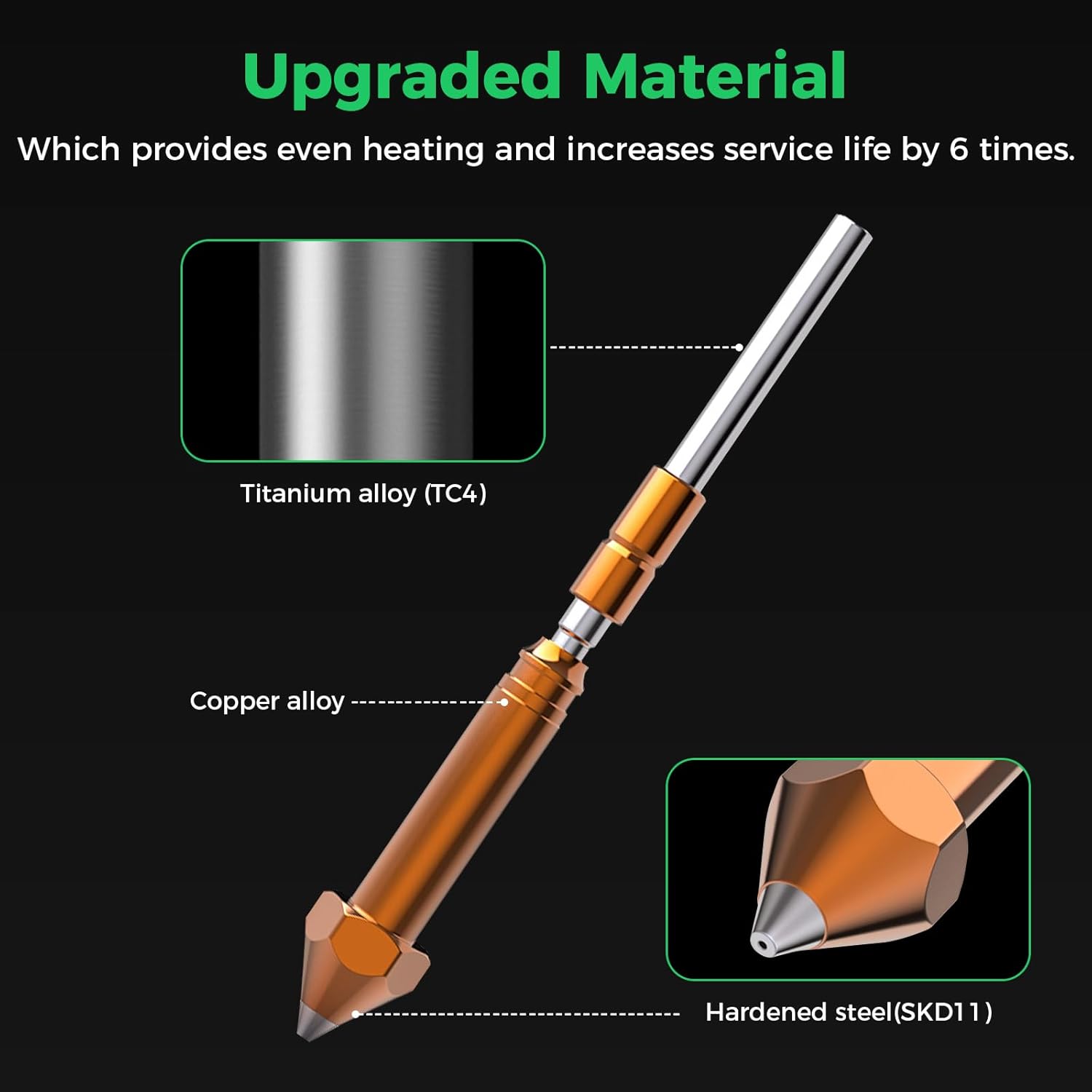 1/2PCS Creality Original Ender - 3D Printer Nozzle Brass ulasan dan harga
