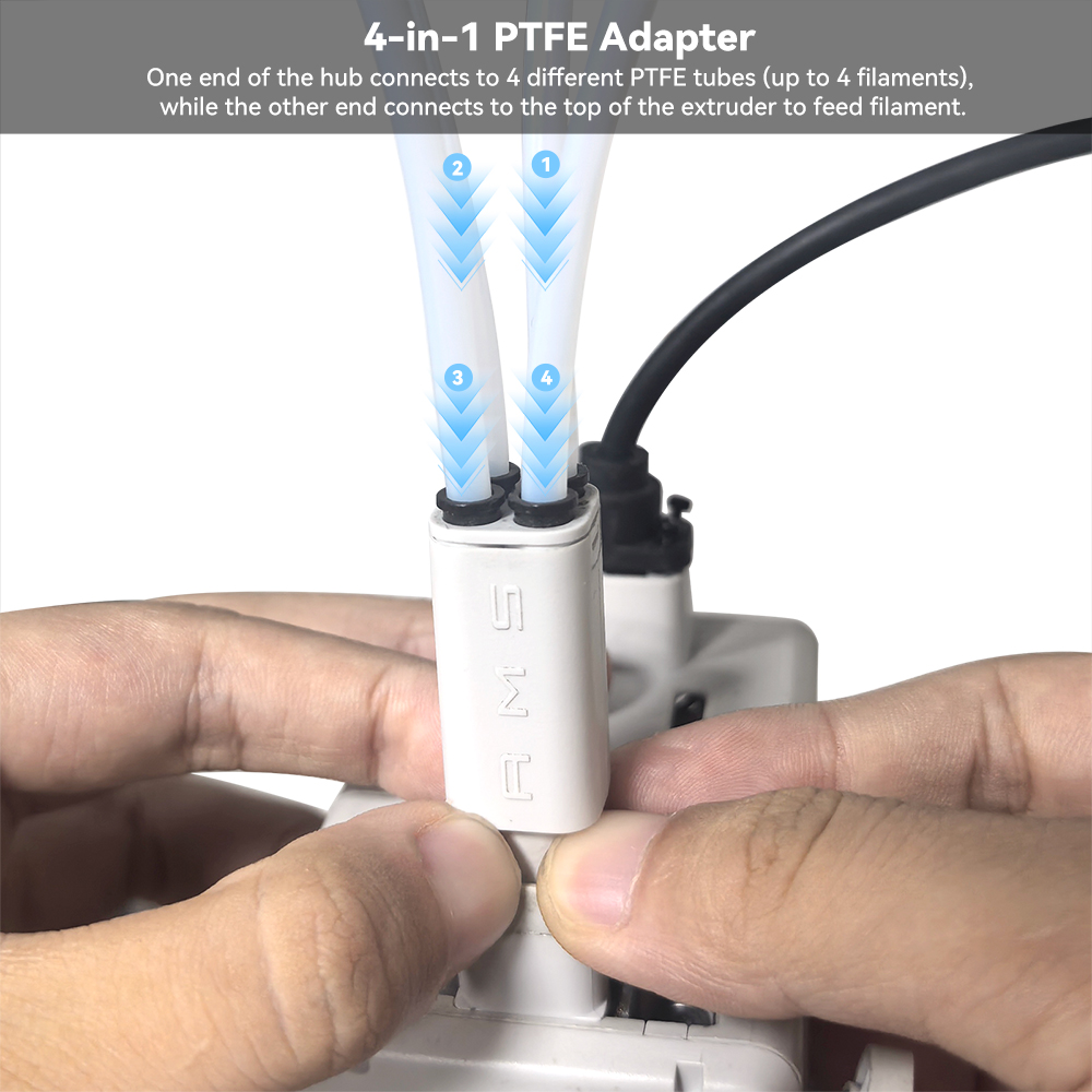 Upgraded 4-in-1 PTFE AdapterFo - 3D Printing Bambu ulasan dan harga