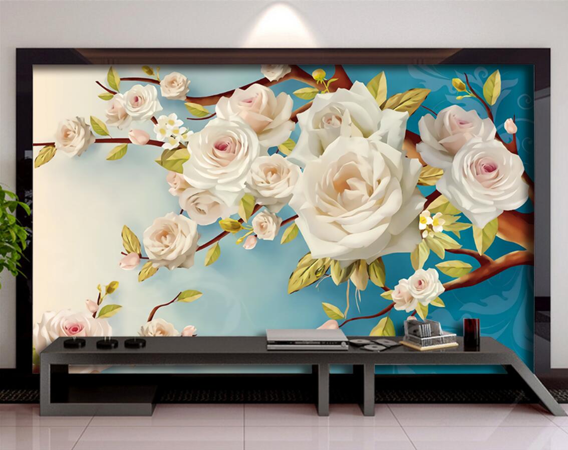 Custom Size Wallpaper Rose Bra - 3D Printing Heat Resistant Material ulasan dan harga