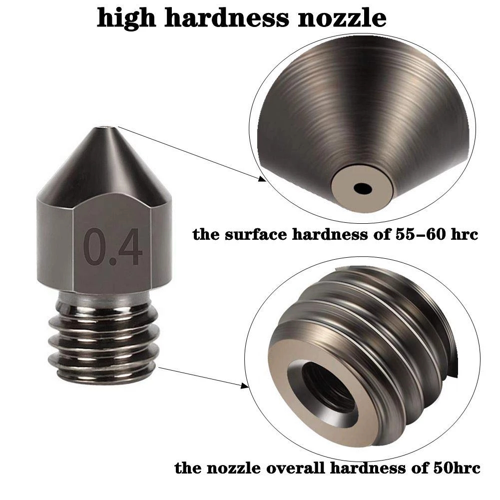 Super Hardened Steel Nozzle MK - 3D Printer Hotend Kit ulasan dan harga