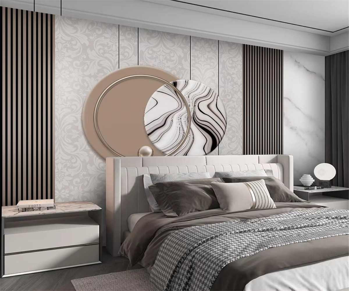 Custom Photo mural wallpaper m - 3D Printing Heat Resistant Material ulasan dan harga