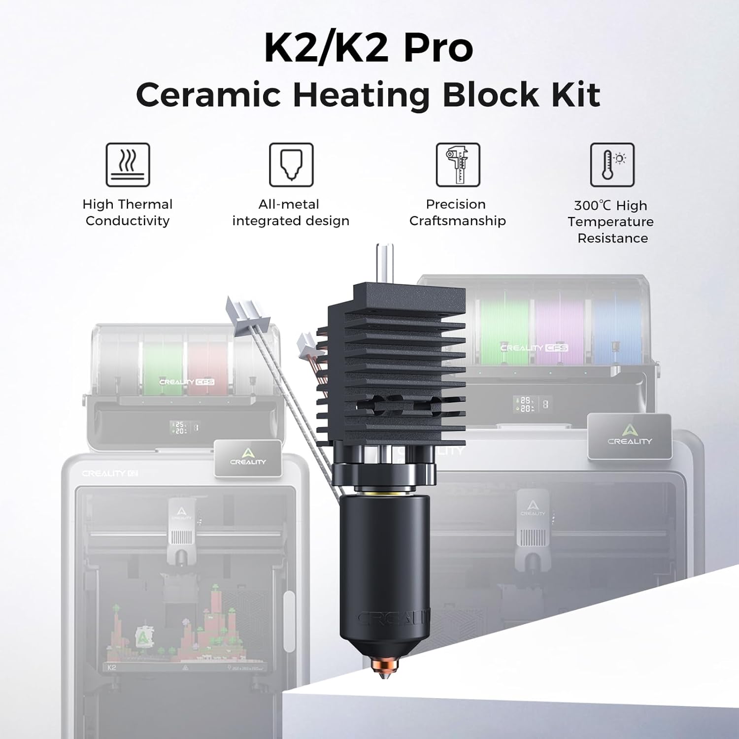 Creality Official K2/K2 Pro Ce - 3D Printer Hotend Kit ulasan dan harga