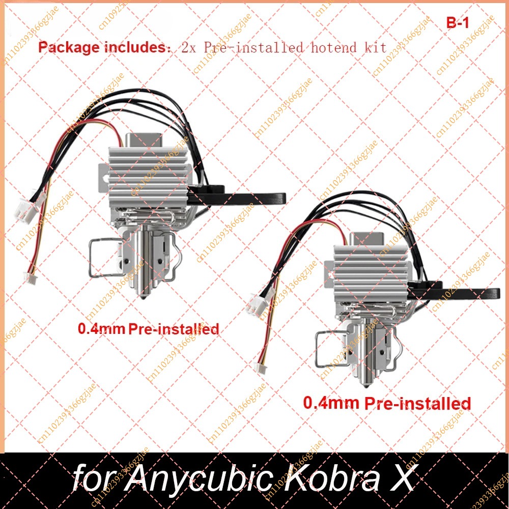 0.4mm Pre-Installed Hotend Kit - 3D Printer Hotend Kit ulasan dan harga