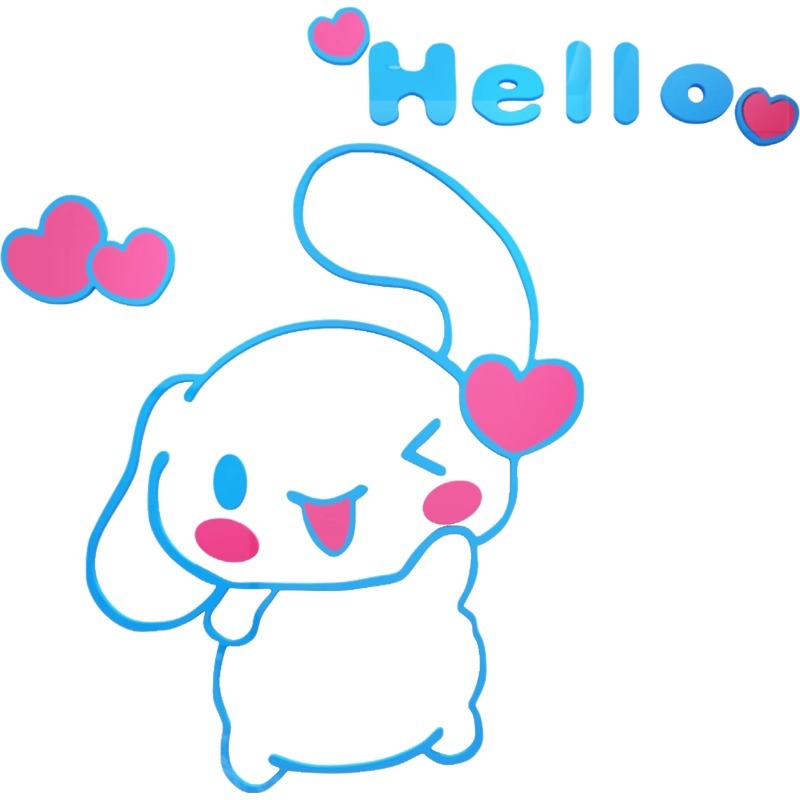 Sanrio Cinnamoroll 3D Acrylic  - 3D Printing Objects ulasan dan harga