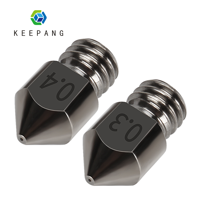 1/2/3Pcs Hardened Steel Nozzle - Nozzle 0.4Mm Hardened ulasan dan harga