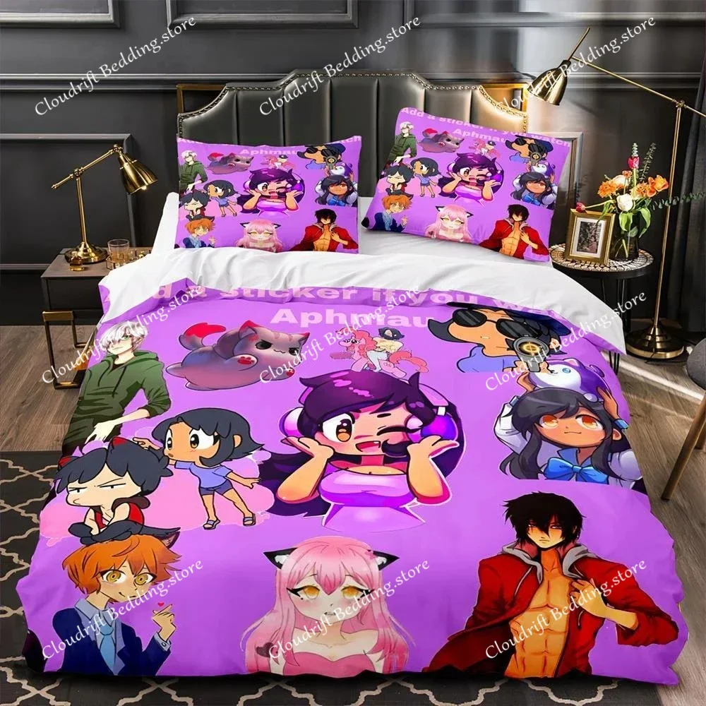 Aphmau Bedding Set Bed Sheet S - 3D Printing Aliexpress ulasan dan harga