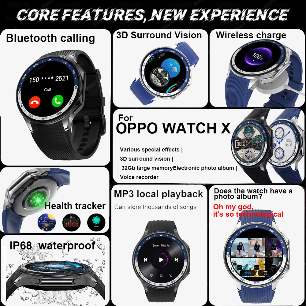 1.43 AMOLED Smart Watch 3D Sur - 3D Printing Watch ulasan dan harga