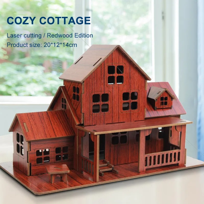 3D Wooden Puzzle Model GamesCo - 3D Printing Bambu ulasan dan harga