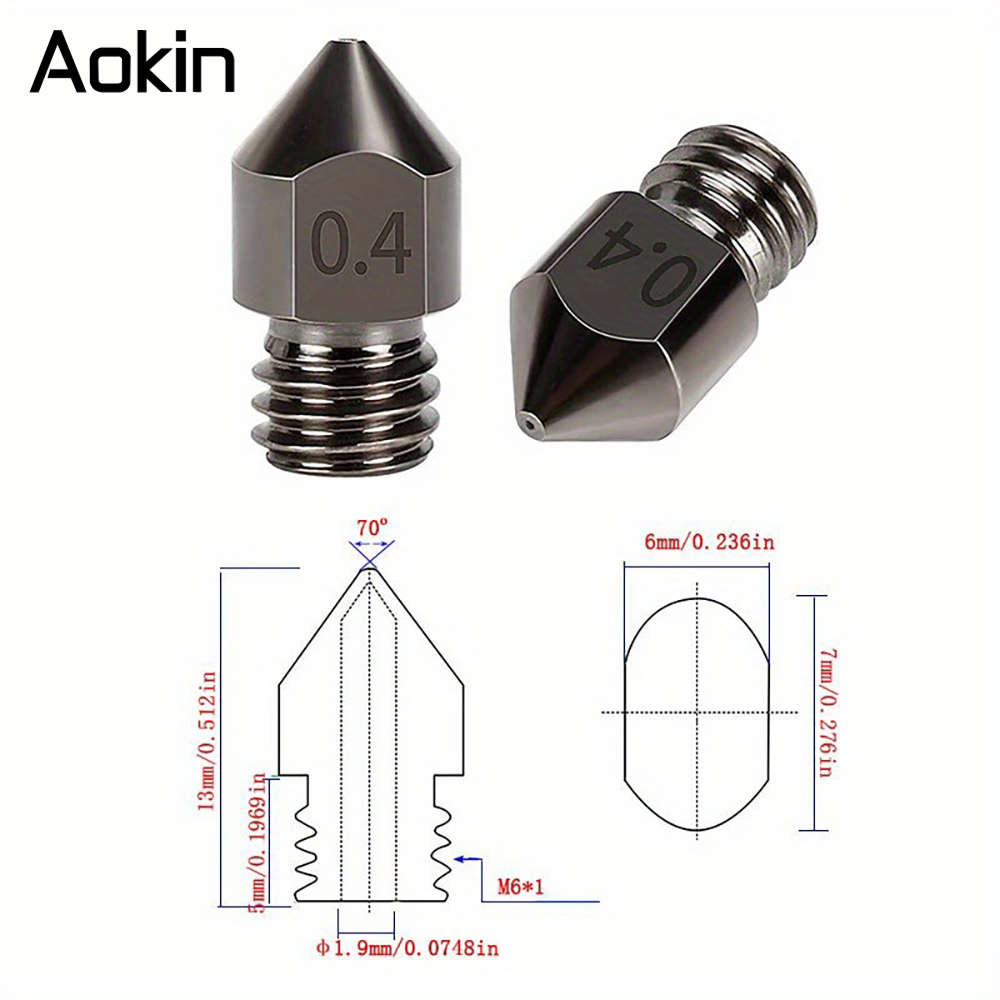 1/5/10PCS MK8 Nozzle Upgrade H - 3D Printing Ender ulasan dan harga