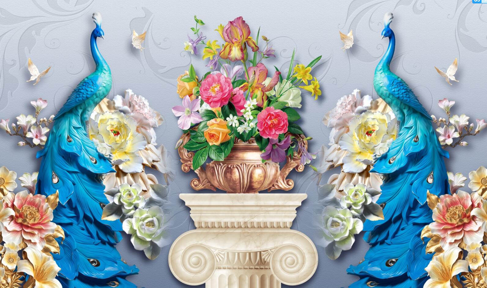 Custom Wallpaper Chinese style - 3D Printing Heat Resistant Material ulasan dan harga