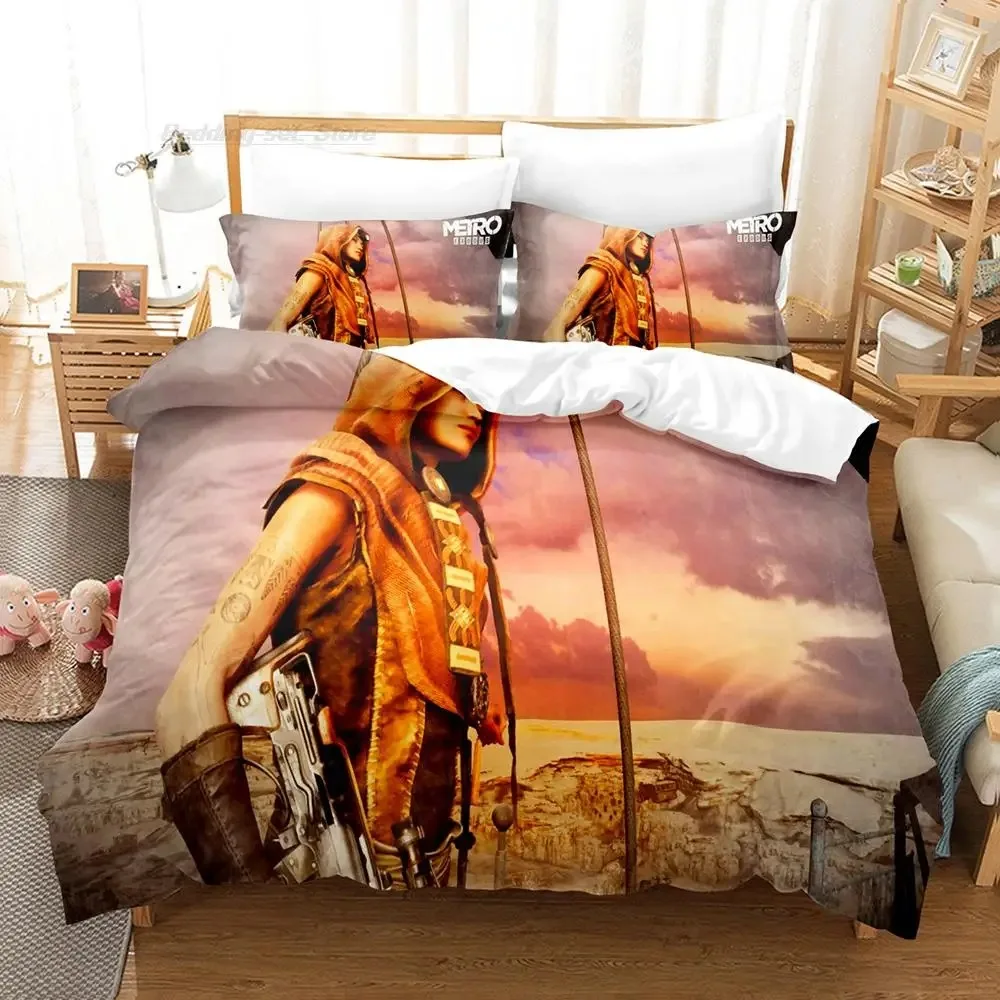 Metro exodus Bedding Set Singl - 3D Printing Aliexpress ulasan dan harga
