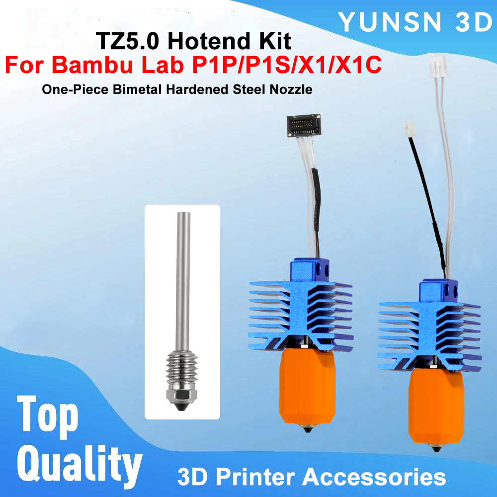 TZ5.0 Hotend Kit For Bambu Lab - Nozzle 0.4Mm Hardened ulasan dan harga