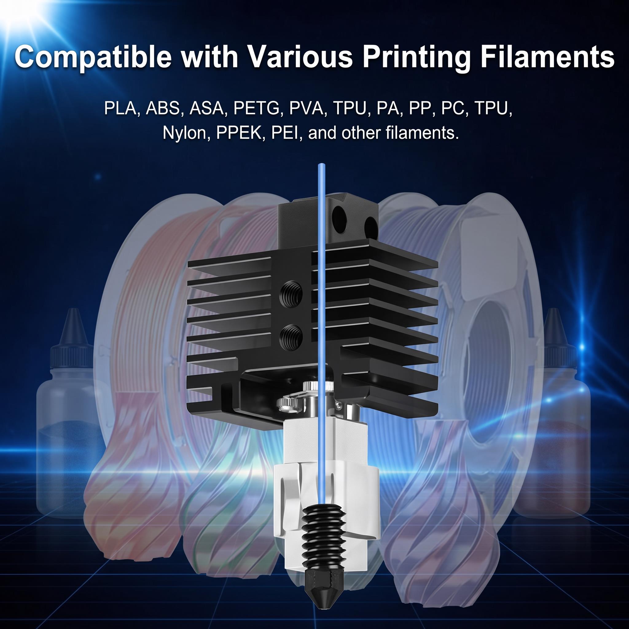 Hardened Brass Steel Nozzle fo - 3D Printer Hotend Kit ulasan dan harga