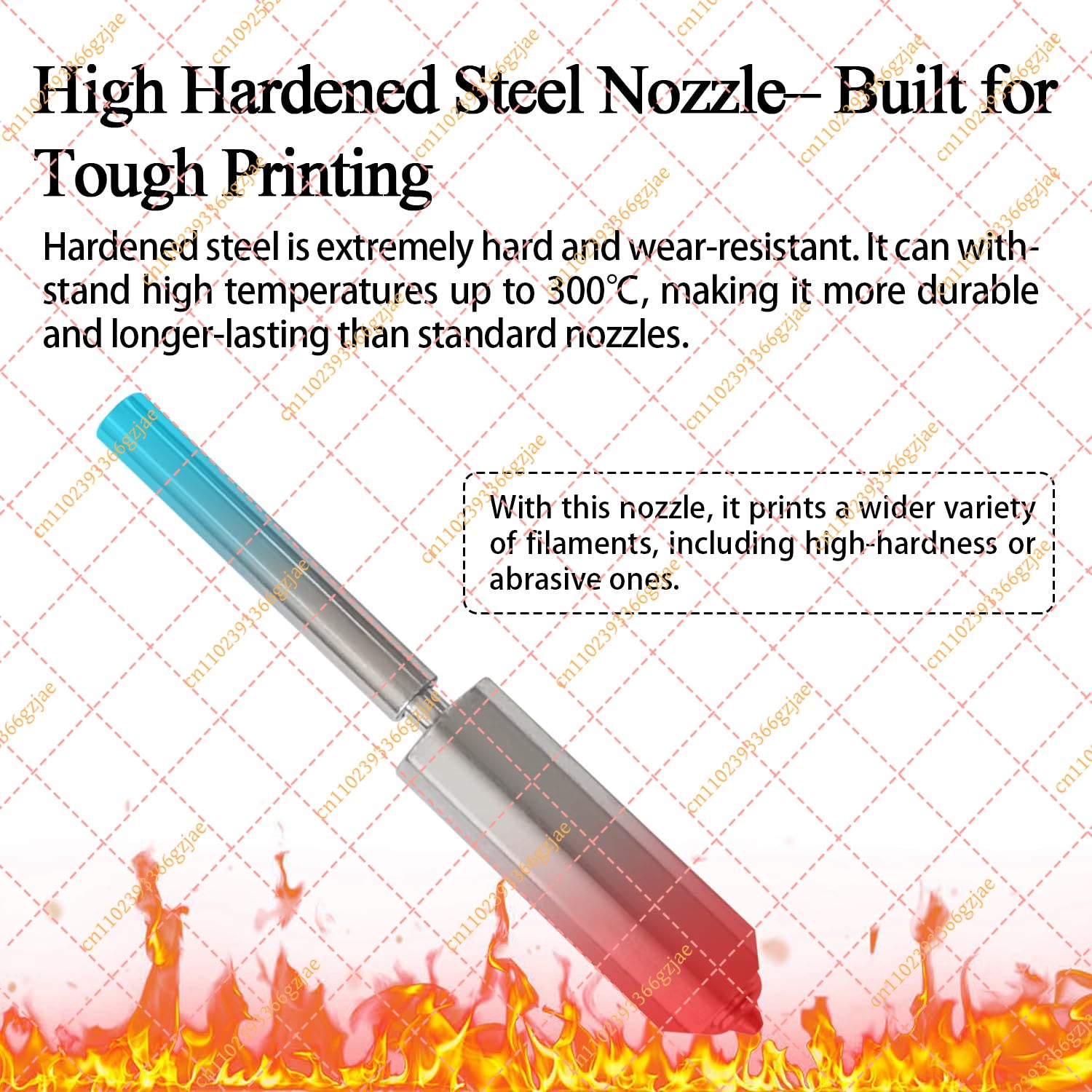0.4mm 0.6mm 0.8mm Hardened Ste - Nozzle 0.4Mm Hardened ulasan dan harga