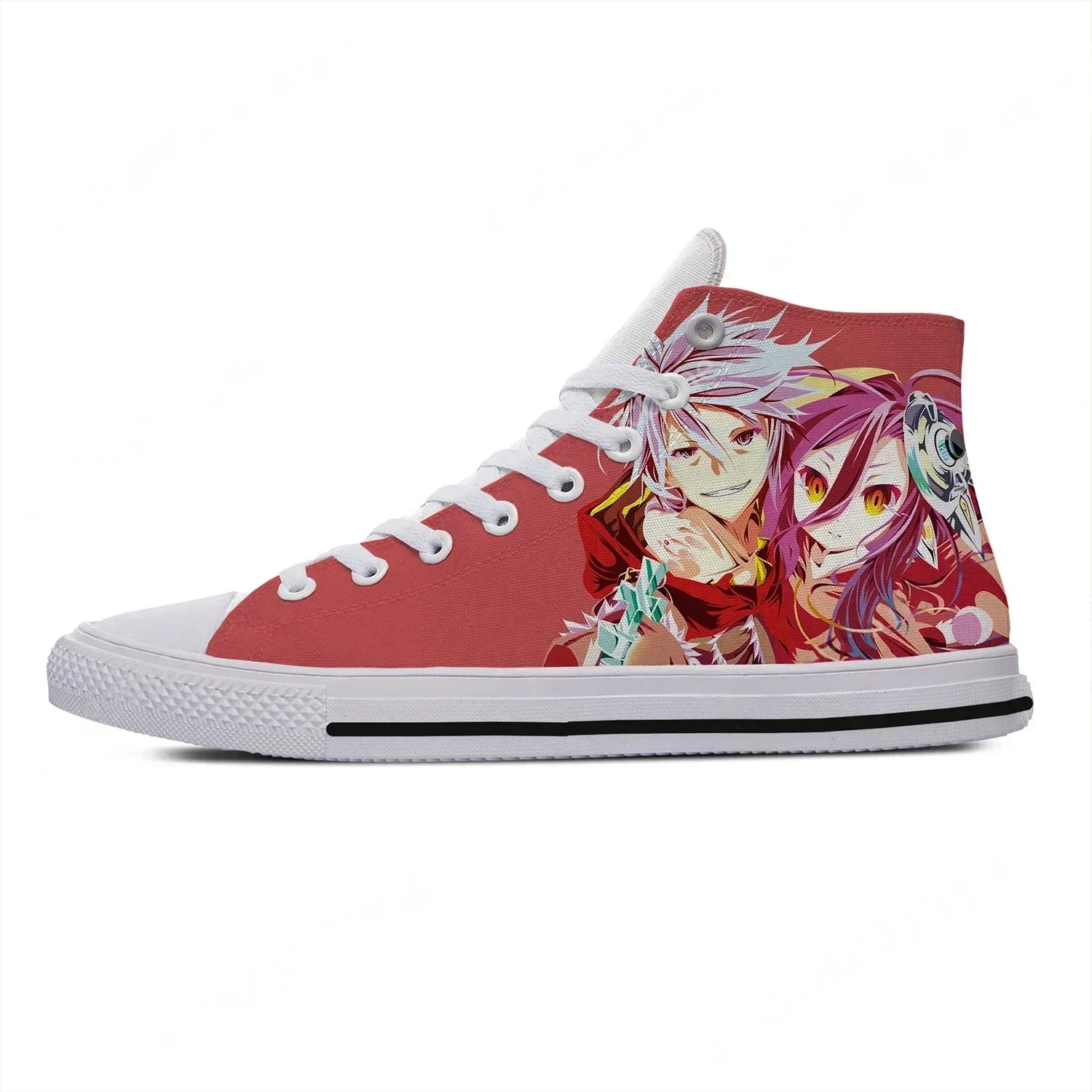 Anime NO GAME NO LIFE High Top - 3D Printing Games Free ulasan dan harga