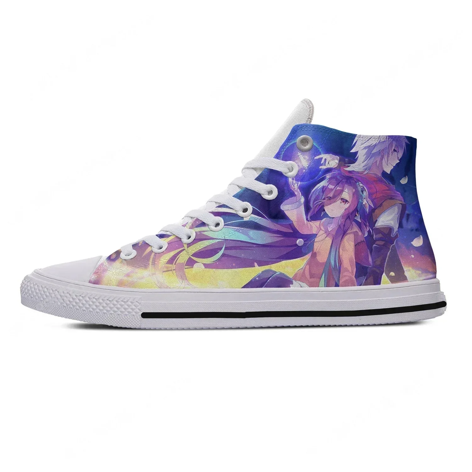 Anime NO GAME NO LIFE High Top - 3D Printing Games Free ulasan dan harga