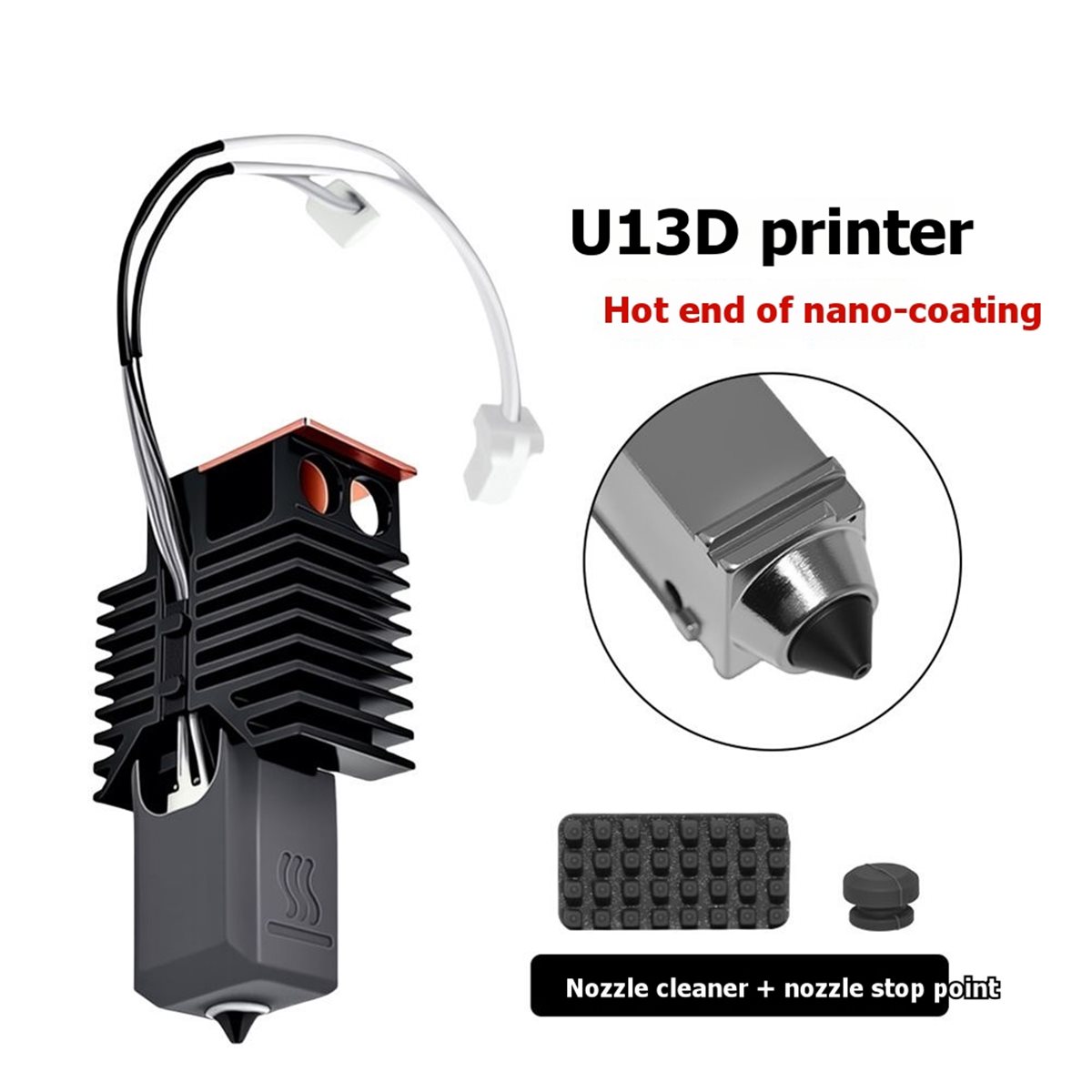 NEW FACTORY~For U1 Hotend Cera - Nozzle 0.4Mm Hardened ulasan dan harga