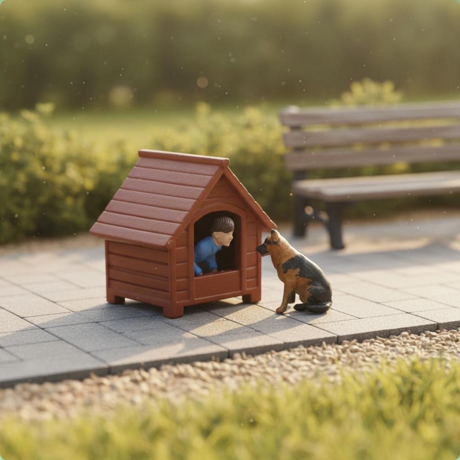 Park Scene Figure 3D Printed D - 3D Printing Model Free ulasan dan harga