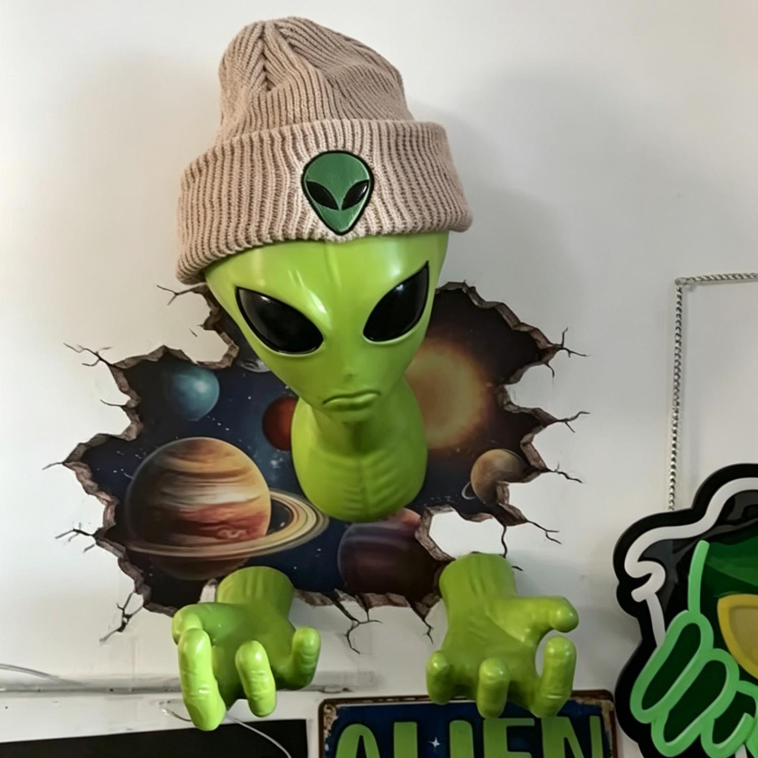 1 Green Alien Pendant, 3D Alie - 3D Printing Objects ulasan dan harga