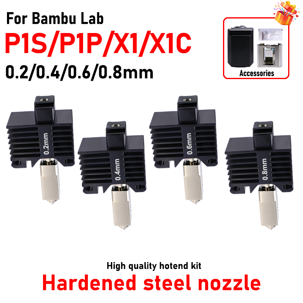 Hotend For Bambu Lab P1P X1C P - 3D Printing Bambu ulasan dan harga