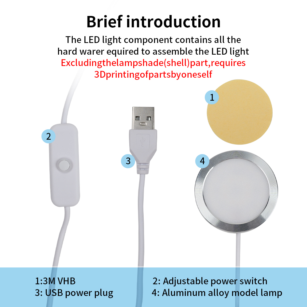 For Bambu Lab Led Lamp Kit 001 - 3D Printing Bambu ulasan dan harga