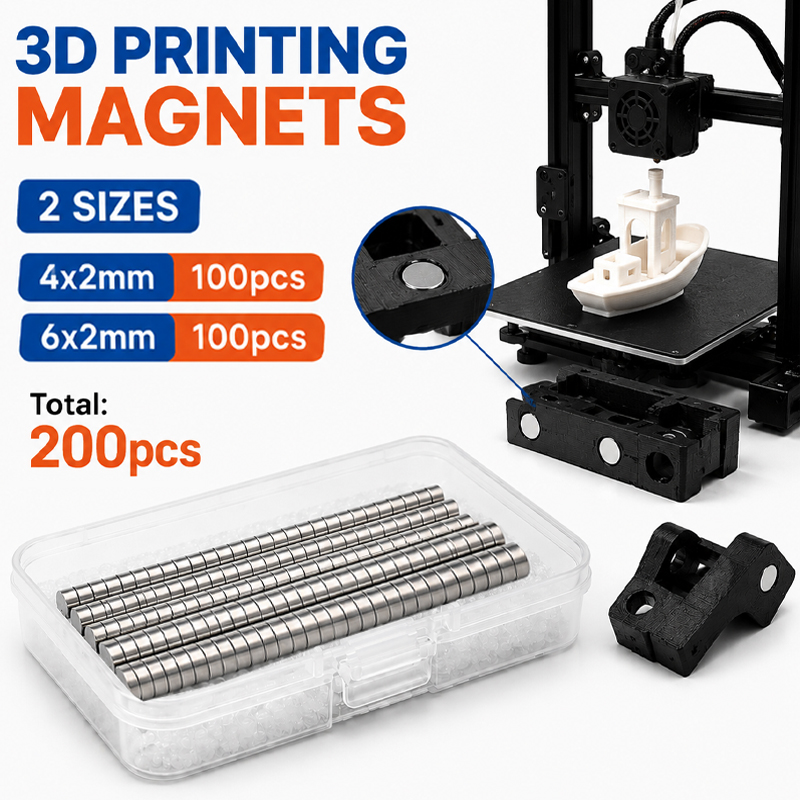 200pcs/box 3D Printing Magnets - 3D Printing Bambu ulasan dan harga