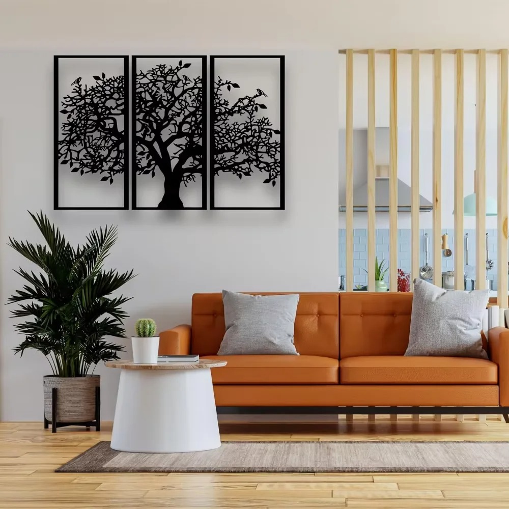 3Pcs Family Tree Metal Wall De - 3D Printing Objects ulasan dan harga