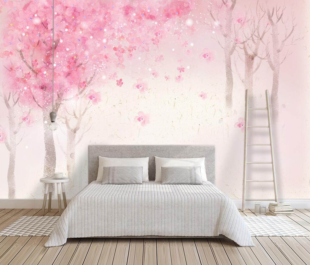Pink Cherry Blossom Background - 3D Printing Heat Resistant Material ulasan dan harga