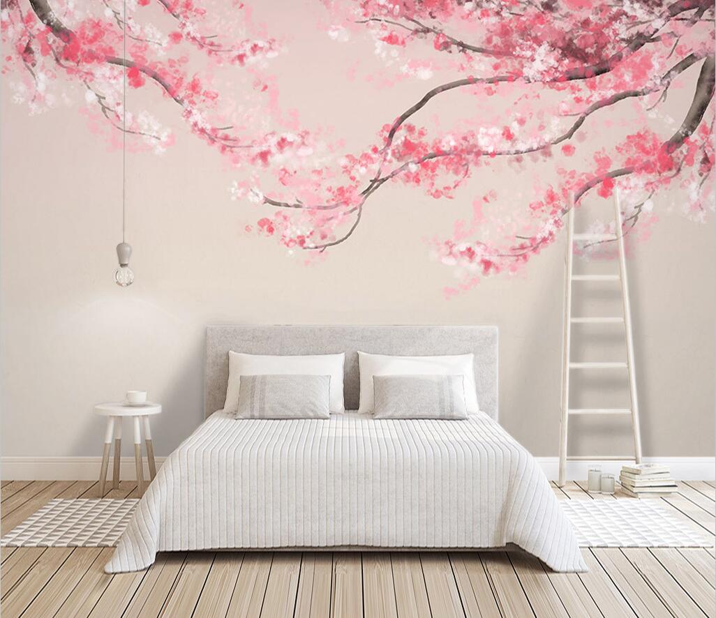 Pink Cherry Blossom Background - 3D Printing Heat Resistant Material ulasan dan harga