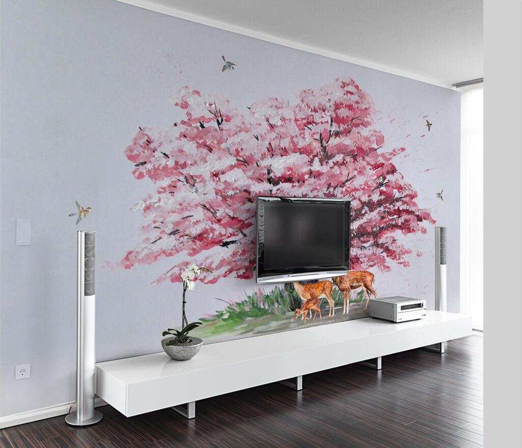 Pink Cherry Blossom Background - 3D Printing Heat Resistant Material ulasan dan harga