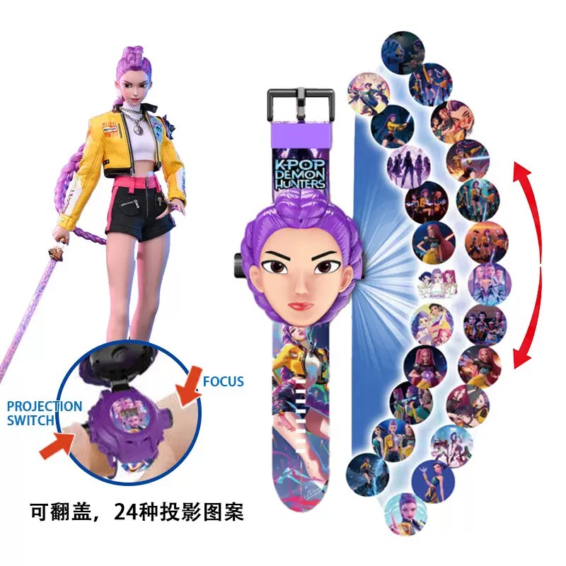 New Anime 24 Pattern 3D Projec - 3D Printing Watch ulasan dan harga