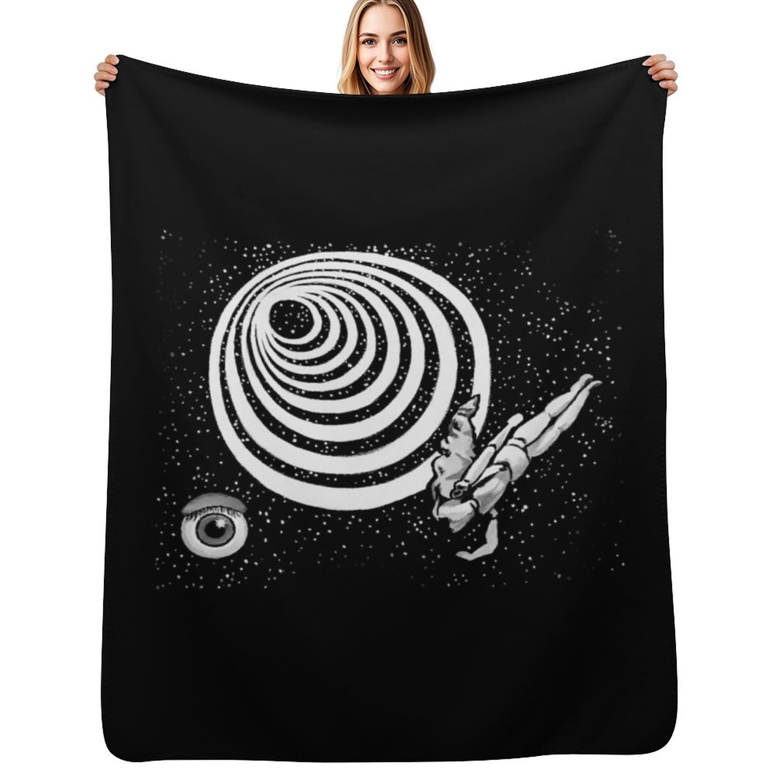 Twilight Zone Eye Throw Blanke - 3D Printing Zone ulasan dan harga