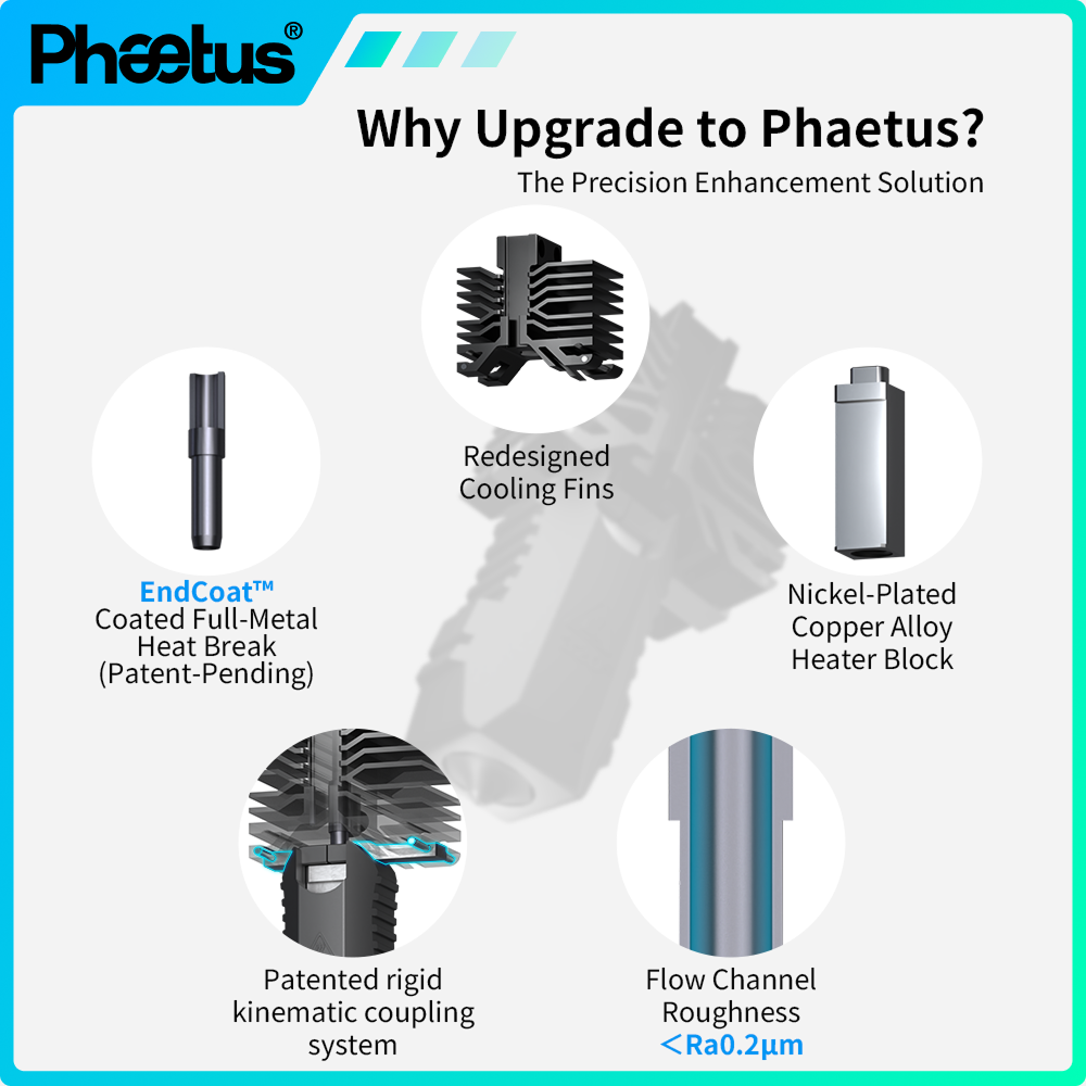 Phaetus for QIDI Plus4 3d Prin - 3D Printer Hotend Kit ulasan dan harga