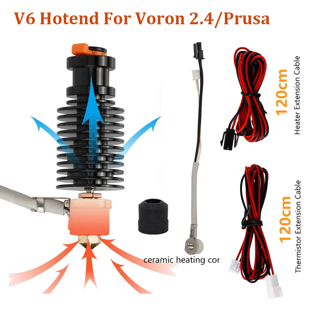 24V E3D V6 Hotend For DDE DDB  - 3D Printing Ender ulasan dan harga